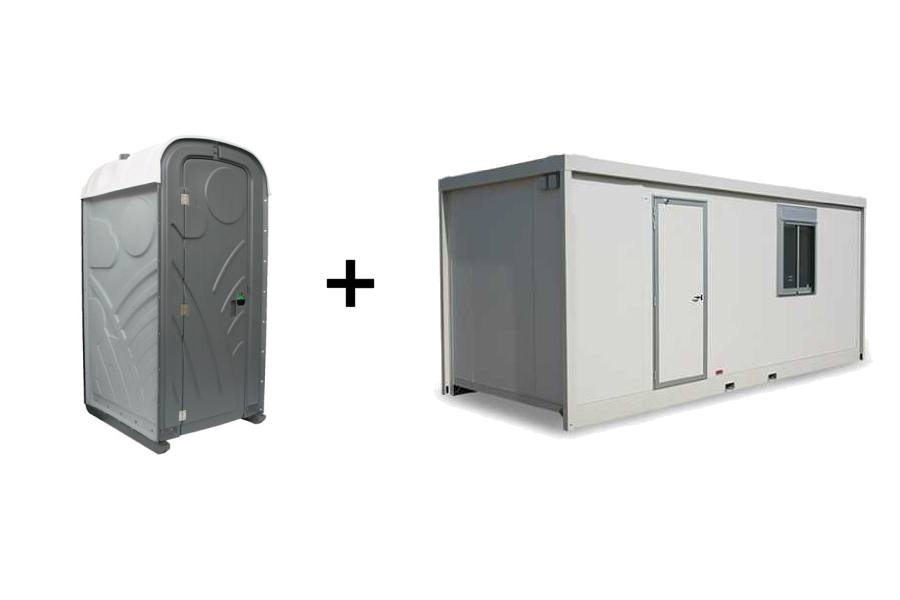 Exemples tarifs location de toilettes et nettoyage bungalows de chantier